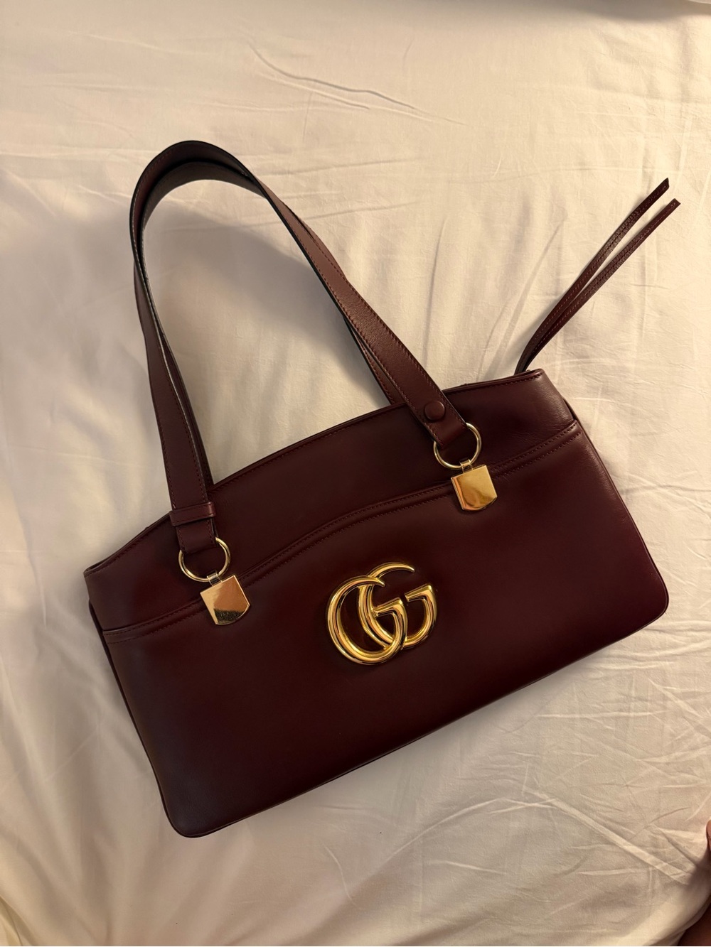Gucci Arli leather bag in burgundy (Bordeaux)